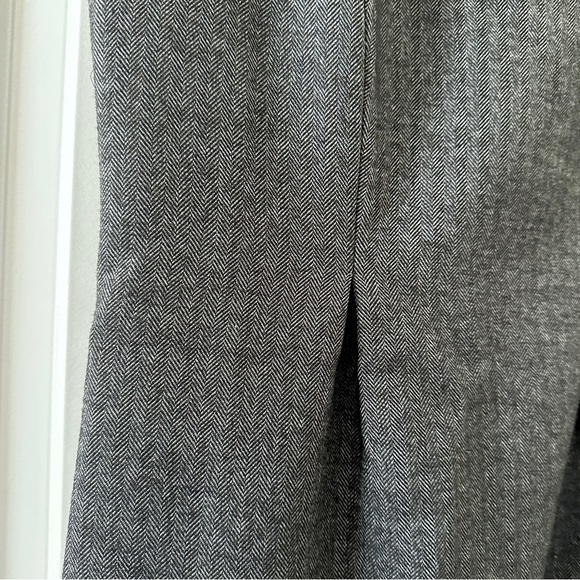 J Crew Suiting Gray Herringbone Sleeveless Sheath Dress Women’s Size 6 Career - Picture 14 of 17